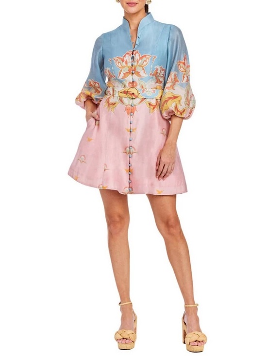 Mestiza New York Dresses & Skirts - Mestiza Valencia Pink & Blue Dress size 8